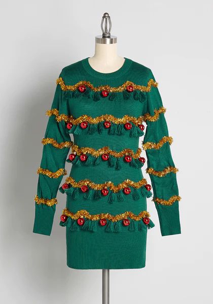 Oh! Christmas Me Sweater Dress | ModCloth