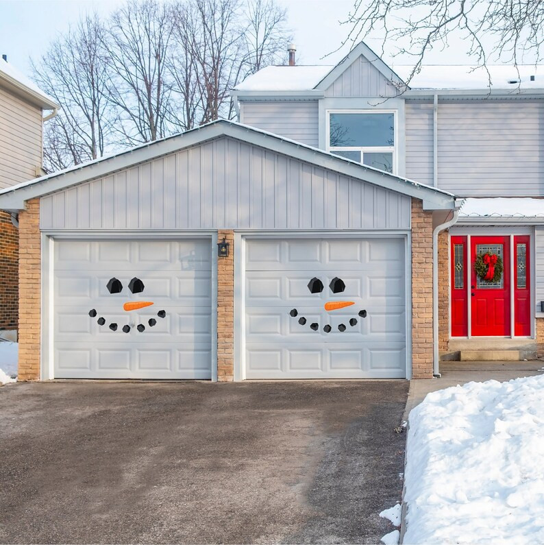 10 Piece Snowman Face Magnets Christmas Decorations - Etsy | Etsy (US)