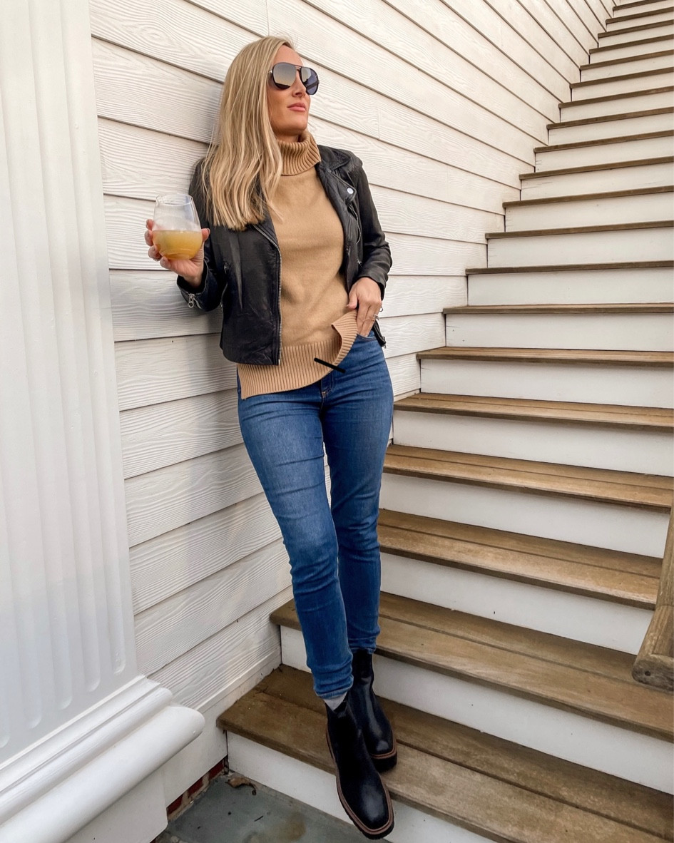 LTK’s Top of 2022! My leather jacket! Runs small. Size up if you are layering 

#LTKFind #LTKunder100 #LTKsalealert