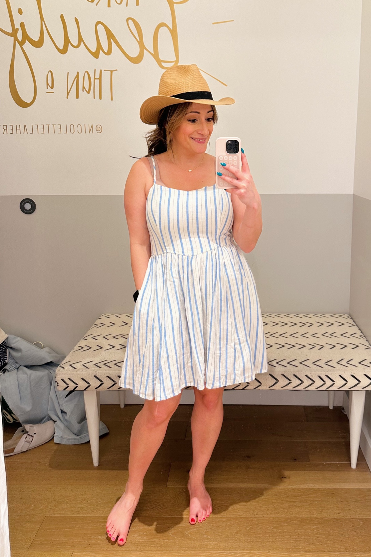 AERIE
Wearing size Medium in dress 

#LTKSpringSale #LTKfindsunder50 #LTKstyletip