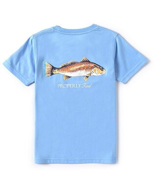 Little Boys Short Sleeve Redfish Graphic T-Shirt | Dillard's