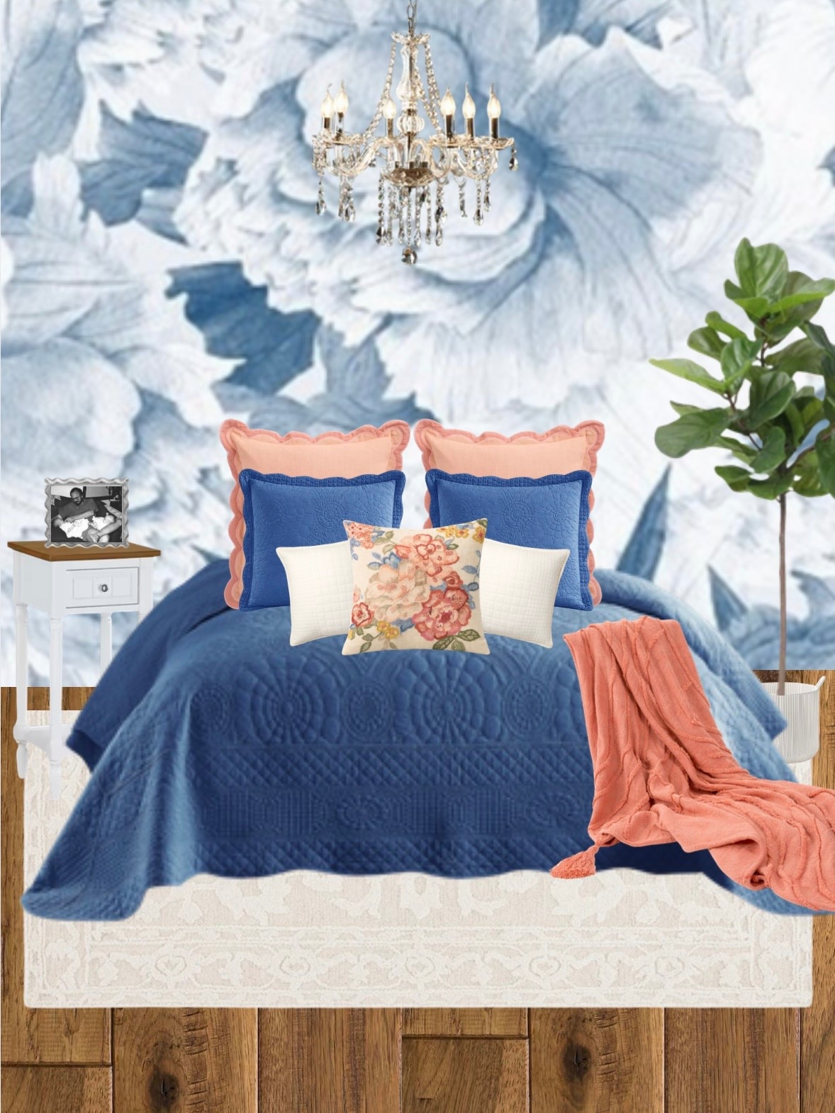 Mock up of my mom’s guest bedroom update! She loves color  

#LTKHome