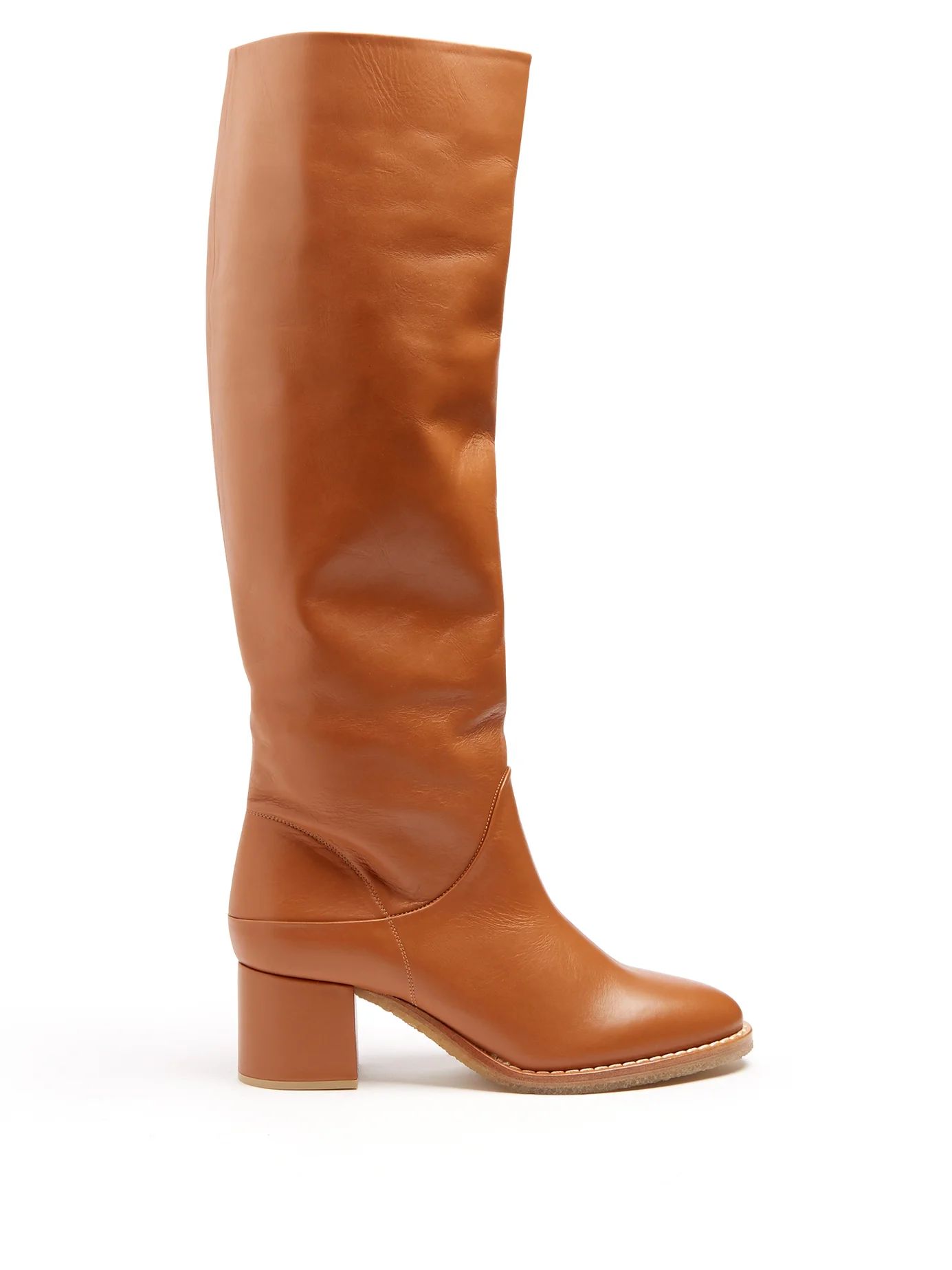 Forti leather knee-high boots | Matches (US)