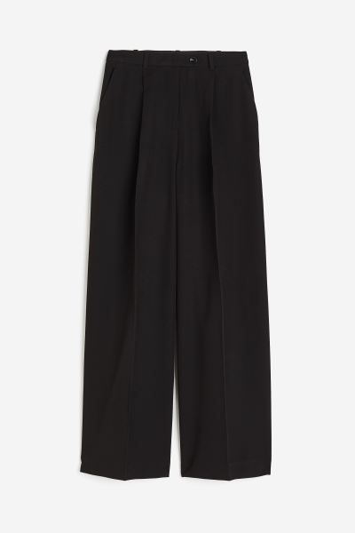Wide twill trousers | H&M (UK, MY, IN, SG, PH, TW, HK)