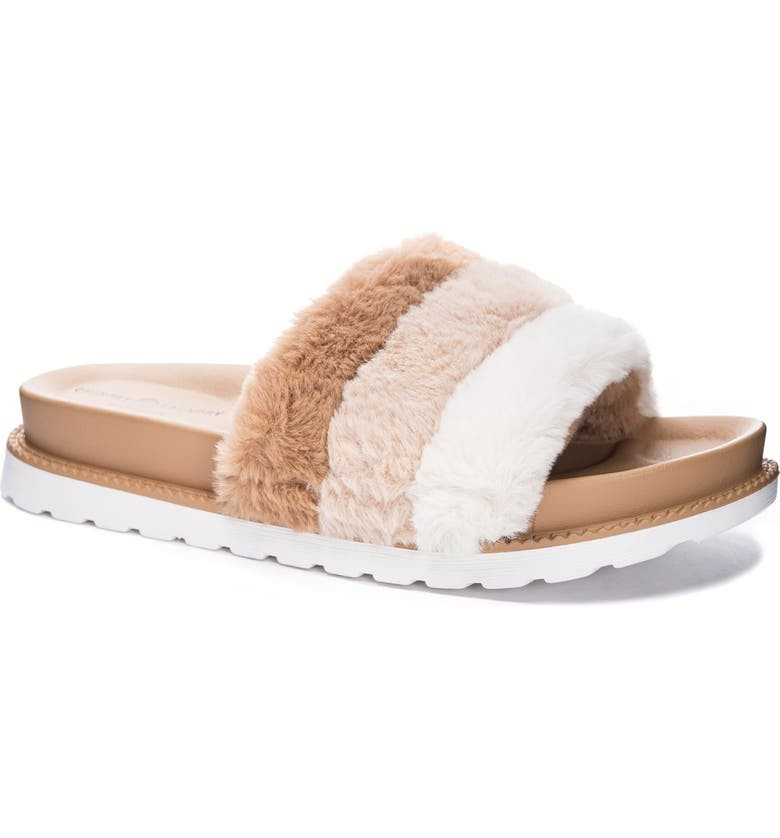 Treat Faux Fur Slide Slipper | Nordstrom