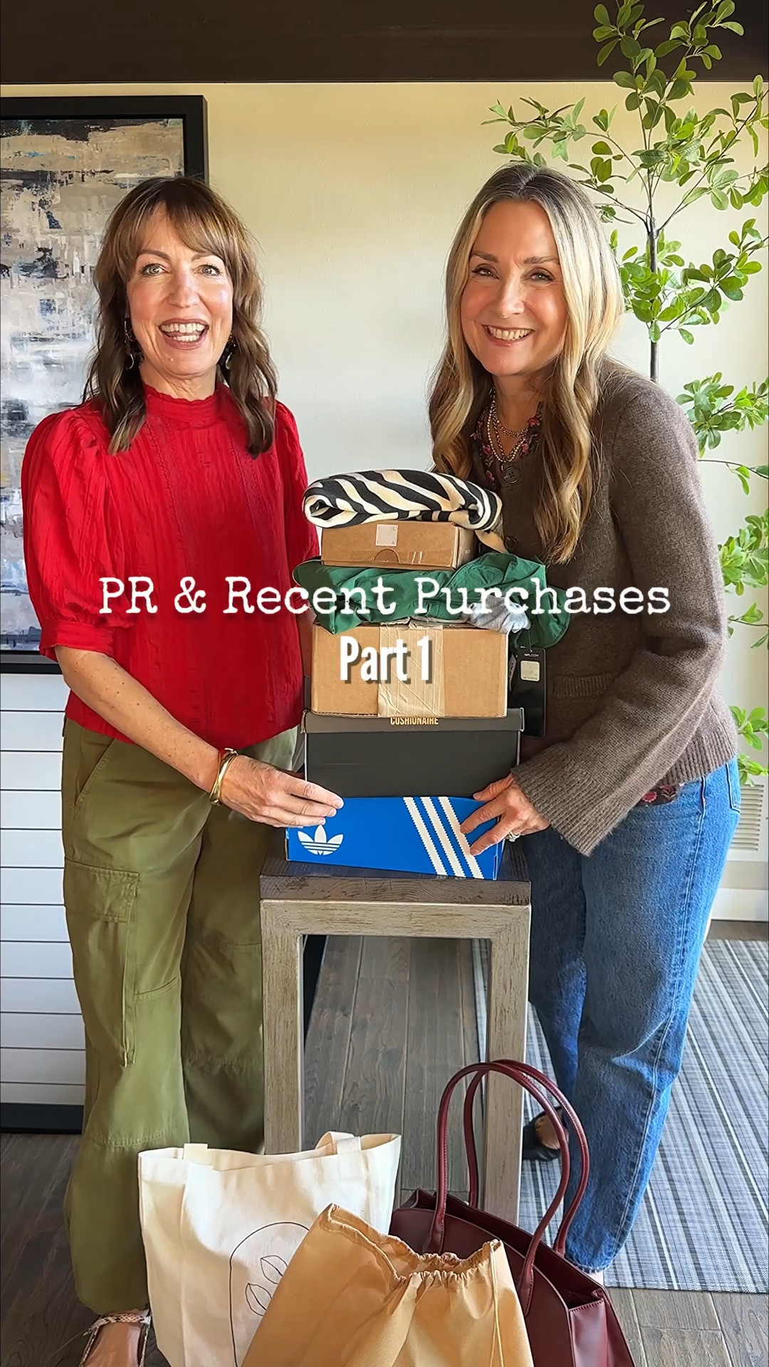 We were apart for much of September, so some PR gifting built up, and of course we did a bit of shopping! 

Sharing some of our favorite brands with you as well as what has been on our radar this fall!🍁🍁 Have you added anything new to your wardrobe recently? This is one of our favorite fashion times of year! 🍁🏈😎⛅️
Code LASTSEEN15 on OneSkin!