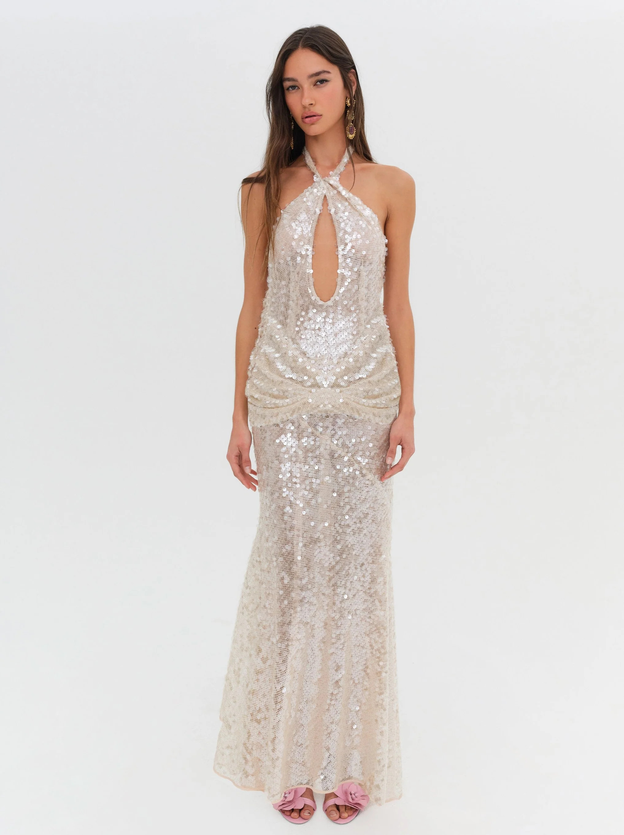 Sydney Sequin Maxi Dress | For Love & Lemons