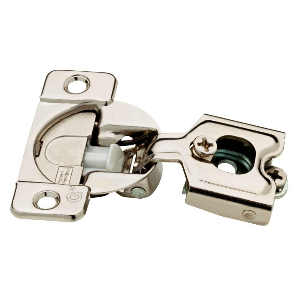 35 mm 105-Degree 1/2 in. Overlay Soft Close Cabinet Hinge (5-Pairs) | The Home Depot