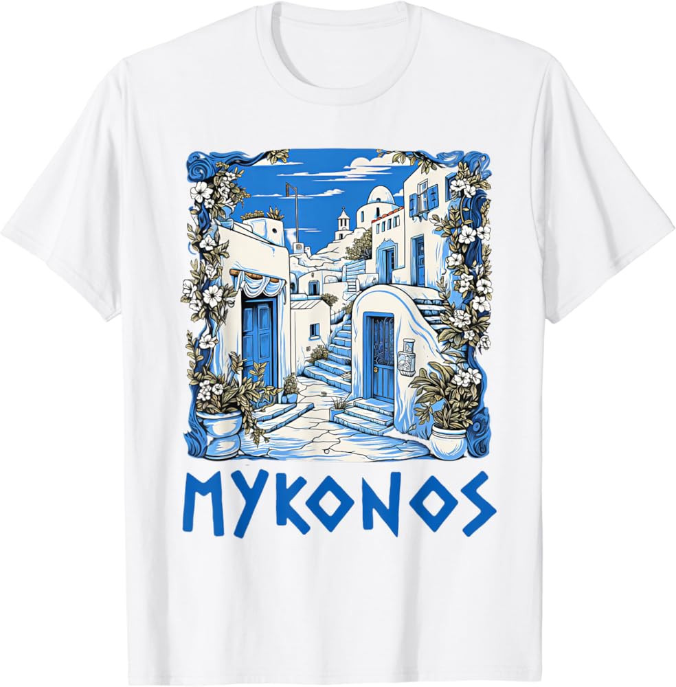 Mykonos Souvenir / Mykonos Greece / Mykonos T-Shirt | Amazon (US)
