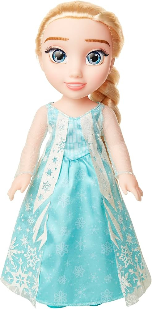 Disney Frozen Elsa Doll with Movie Inspired ICY Blue Outfit, Blue Shoes & Long Braided Hair Style... | Amazon (US)
