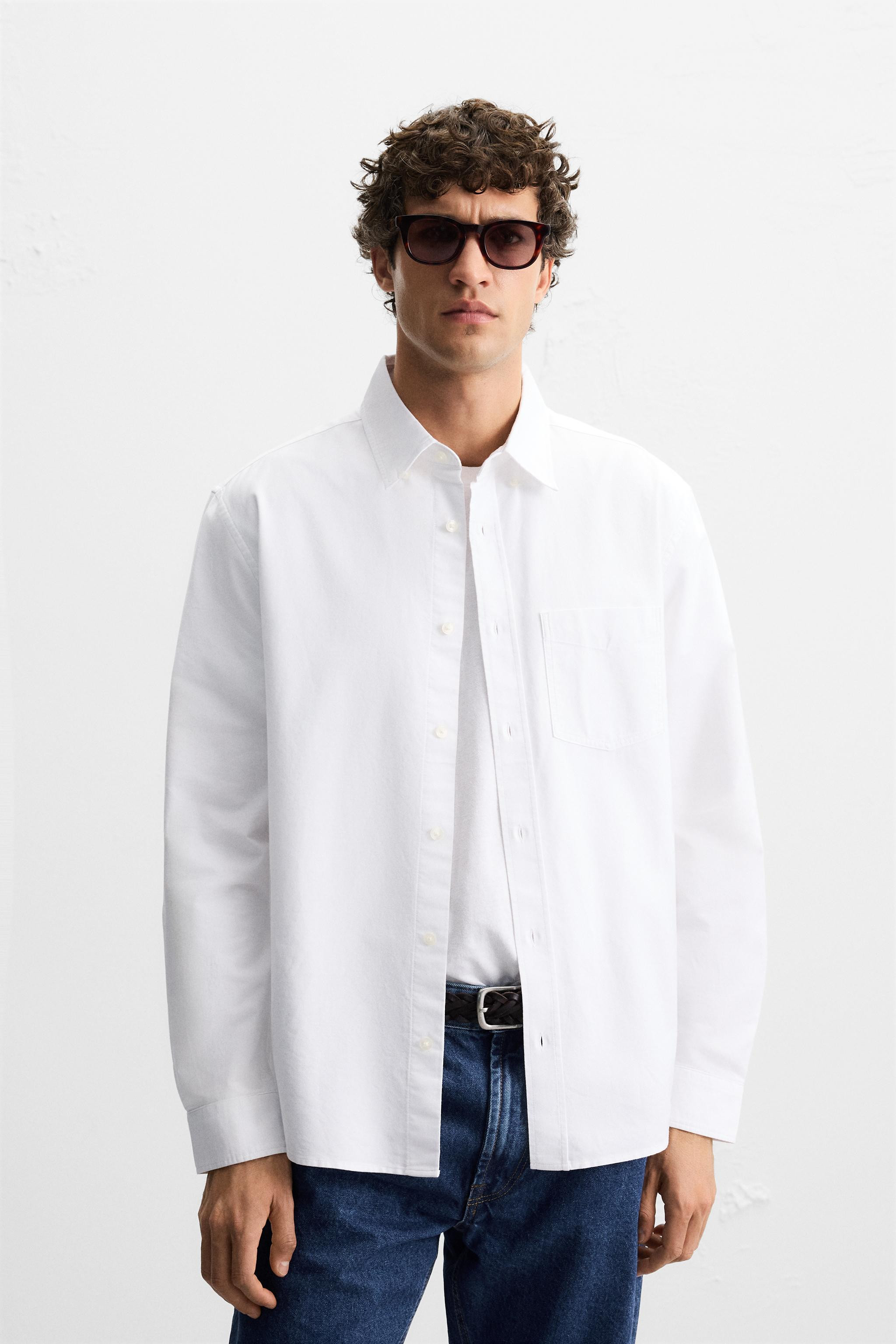 TEXTURED OXFORD SHIRT | Zara US