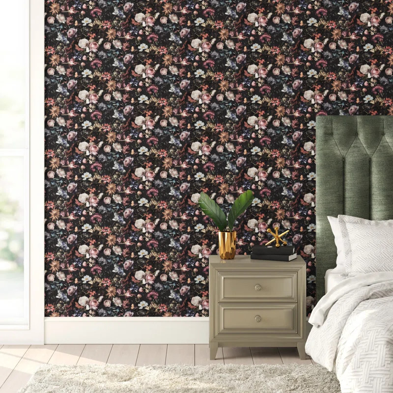 Logan Floral Wallpaper | Wayfair North America