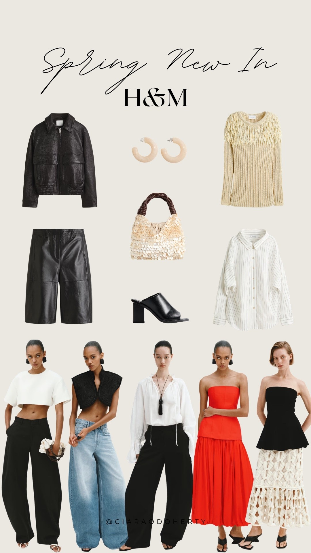 Spring New In: H&M

H&M , jeans, waistcoat, maxi dress, cotton shirt, bolero, leather jacket, leather shorts, sequined bag, block heel sandals, fringed knit, hoop earrings, spring new in

#LTKireland #LTKeurope #LTKspring