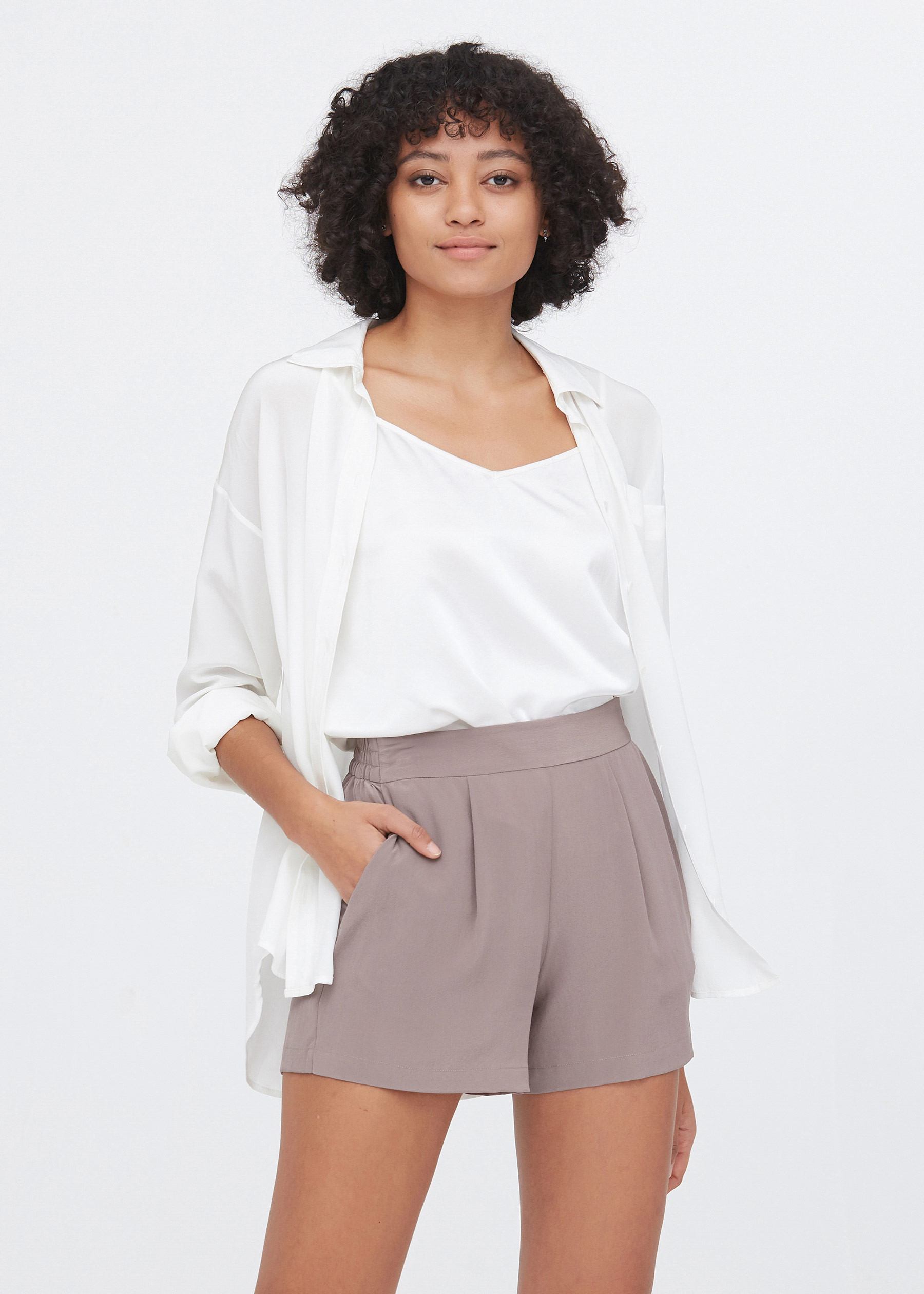 Basic And Soft Silk Shorts | LilySilk