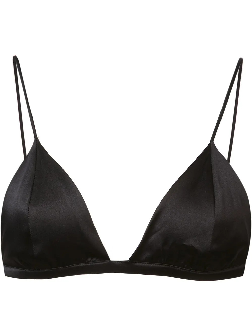 Fleur Du Mal Luxe Triangle Bra - Farfetch | Farfetch Global