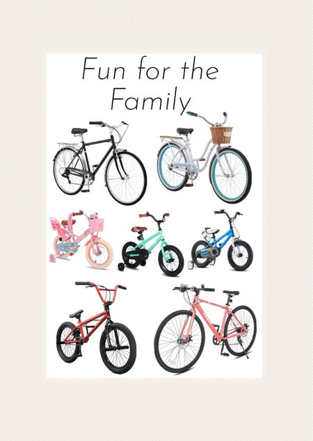 Bikes for the whole family 

#outdoor #amazon #family

#LTKfamily #LTKSeasonal #LTKkids