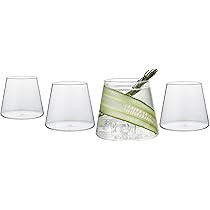 Galateo Italia Calina Premium Mountain-Shaped Drinking Glasses - Borderless Borosilicate Design - Wa | Amazon (CA)