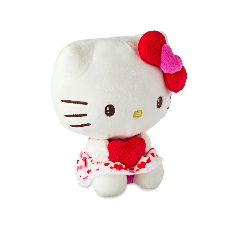 Hello Kitty and Friends - 8 inch Hello Kitty Valentine’s Plush Holding a Heart | Walmart (US)