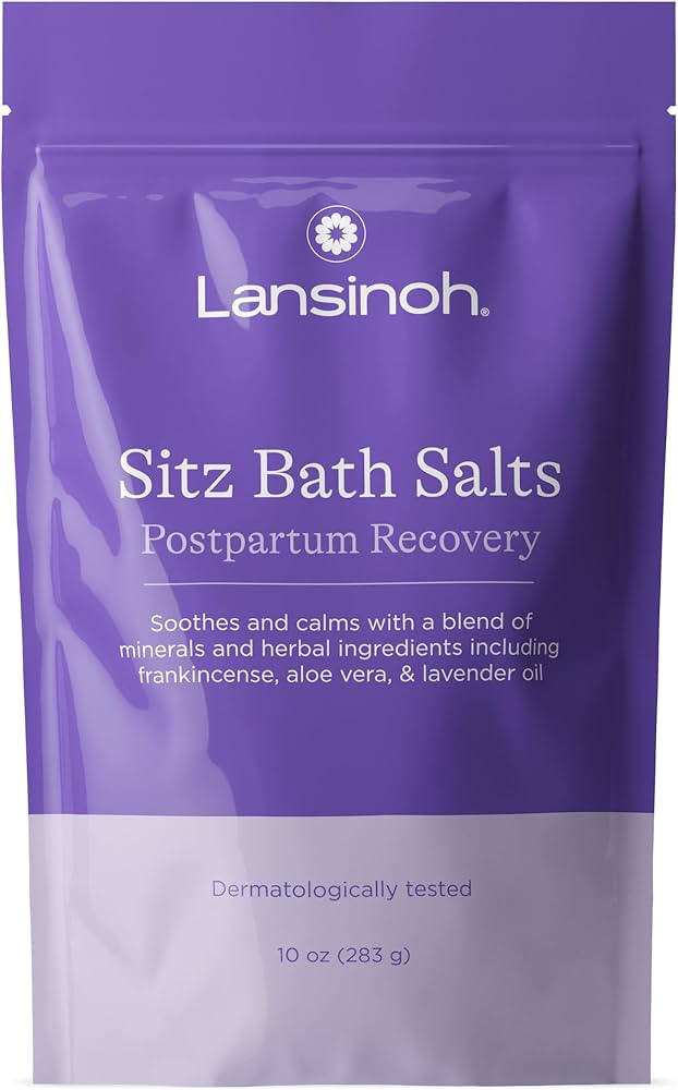 Lansinoh Sitz Bath Salts Postpartum Essentials, Epsom Salts With Soothing and Calming Ingredients... | Amazon (US)