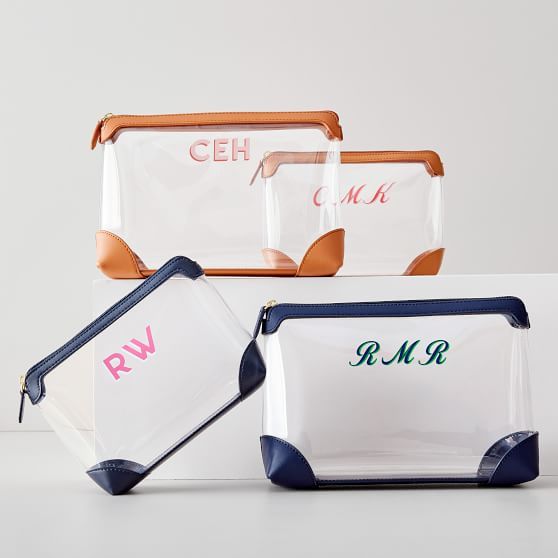 Clear Pouch, Set of 2 | Mark and Graham