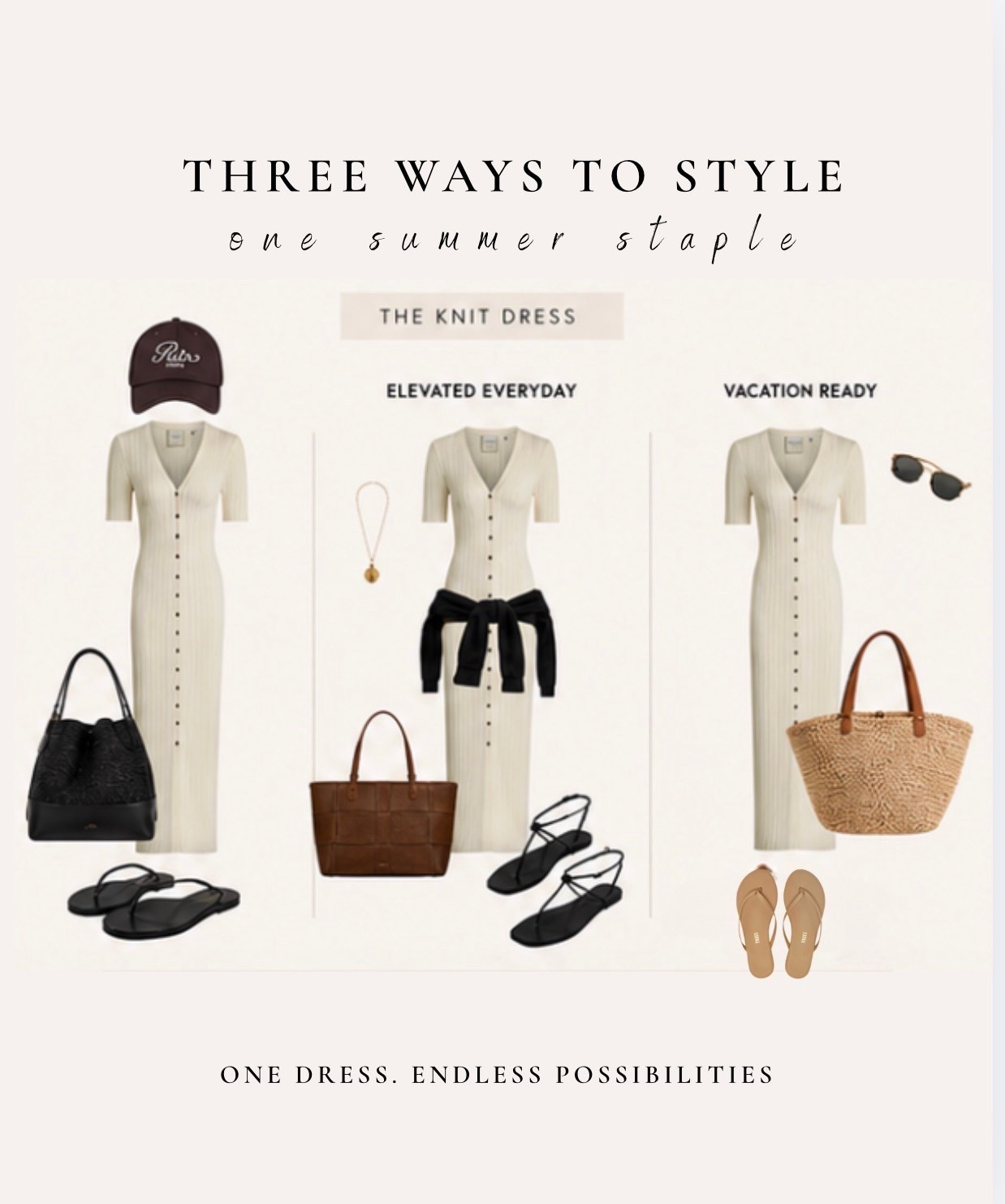 One dress, three ways

#LTKOver40 #LTKootd #LTKSeasonal