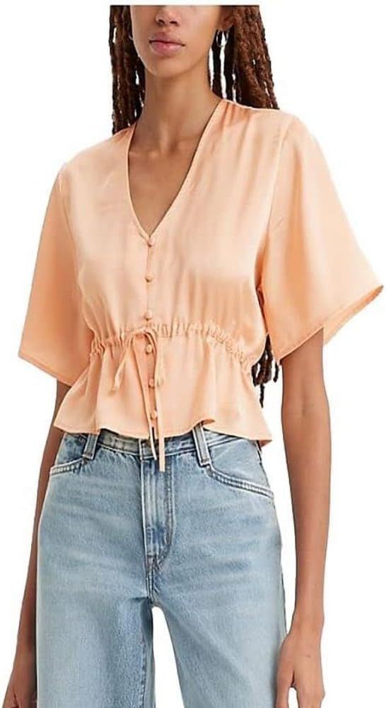 Levi's Women's Lindy Short Sleeve Blouse | Amazon (US)