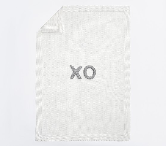Xo Knit Baby Blanket | Pottery Barn Kids
