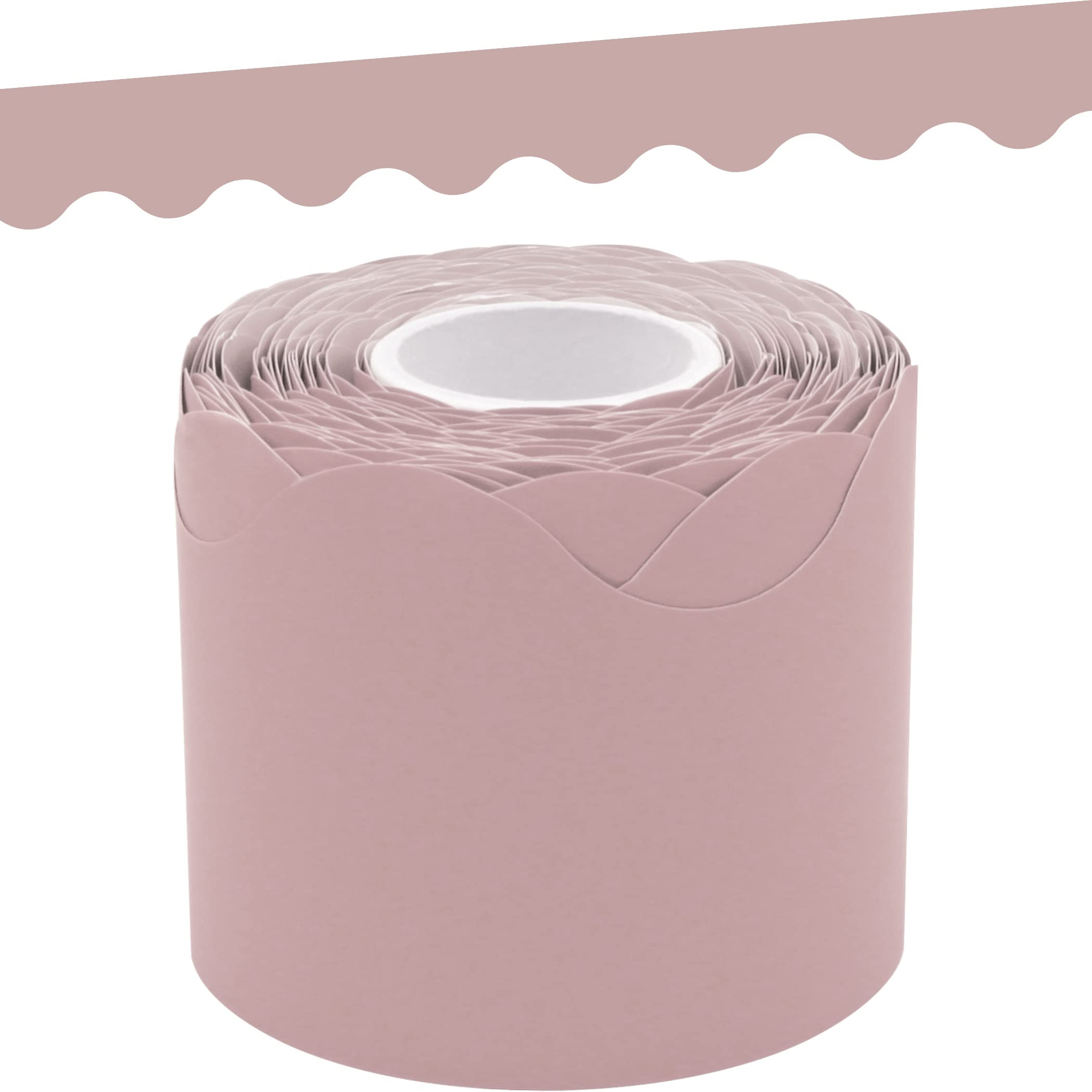 Teacher Created Resources Light Mauve Scalloped Rolled Border Trim (TCR8908) | Amazon (US)