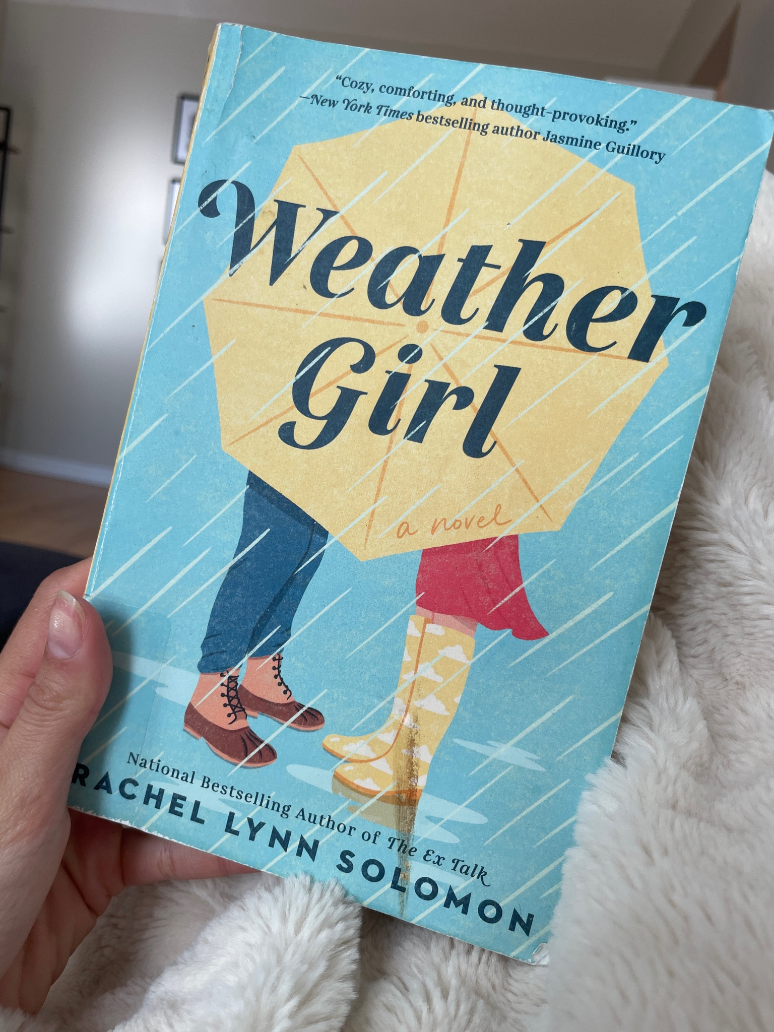 Currently reading: Weather Girl by Rachel Lynn Solomon 

☀️🌧️🌩️❄️