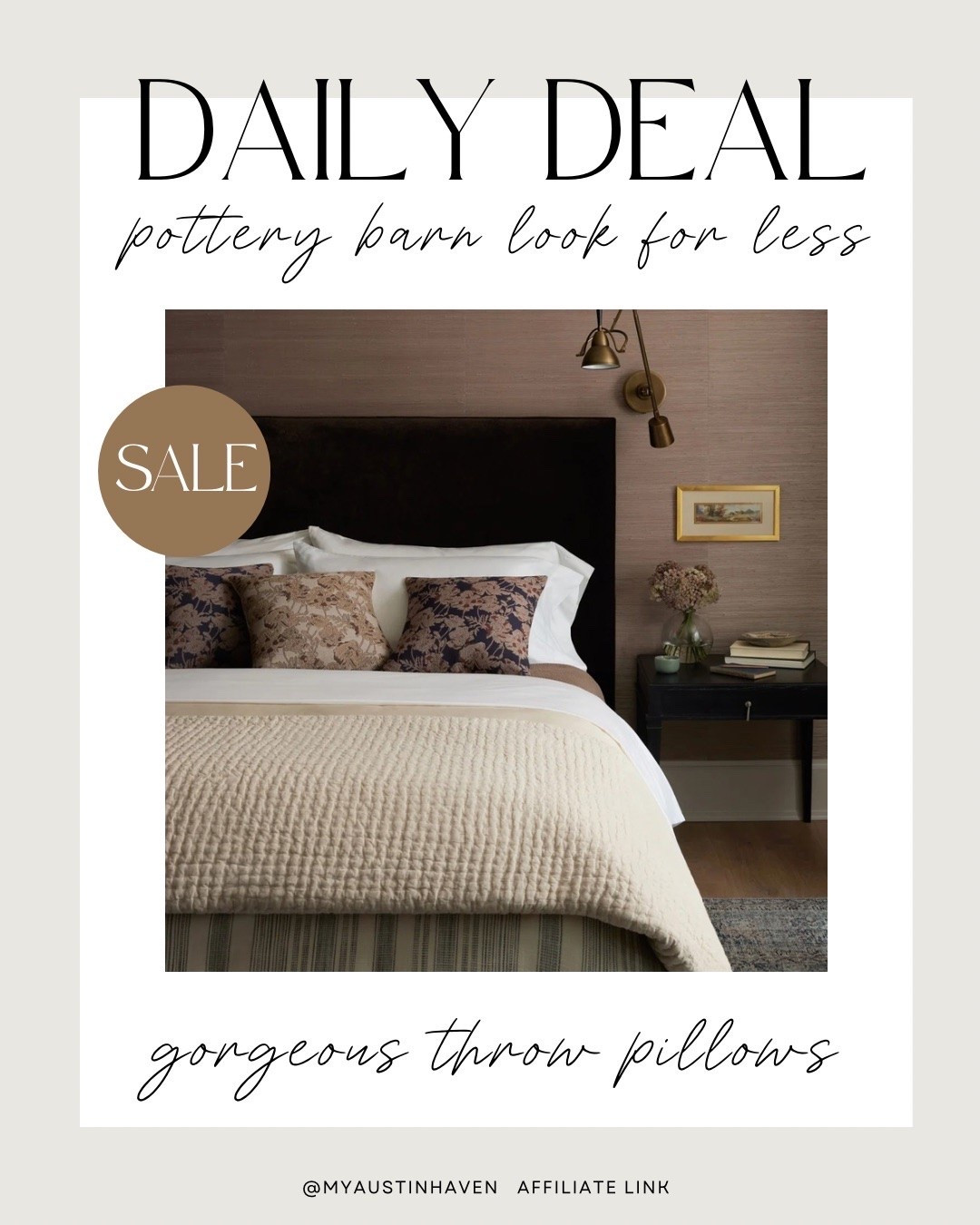 Gorgeous throw pillows all on sale 👏🏼 perfect for bedding, living room or as an accent piece!

Throw pillows, decor, decor sale, wayfair finds, wayfair salw