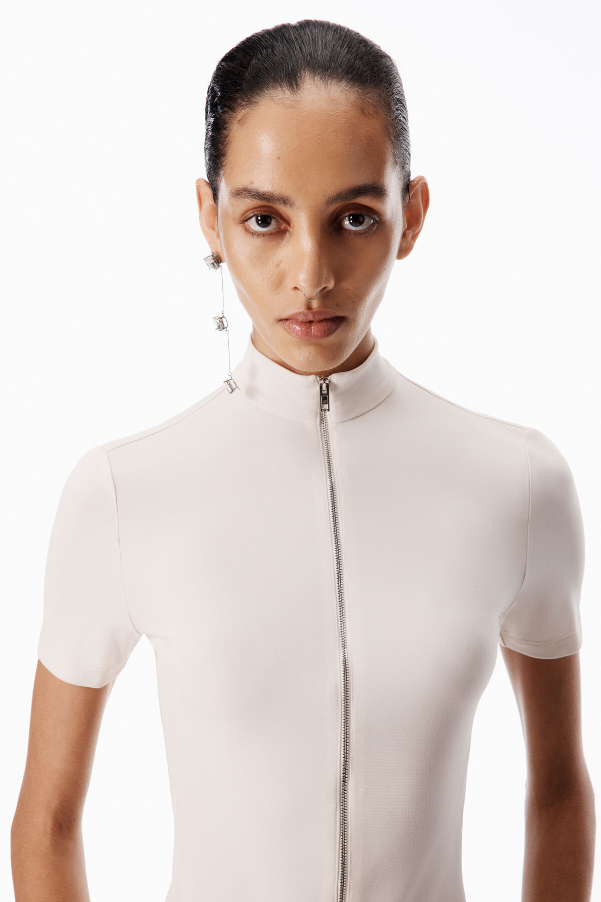 Rashguard Mock Neck Top | Alexander Wang US