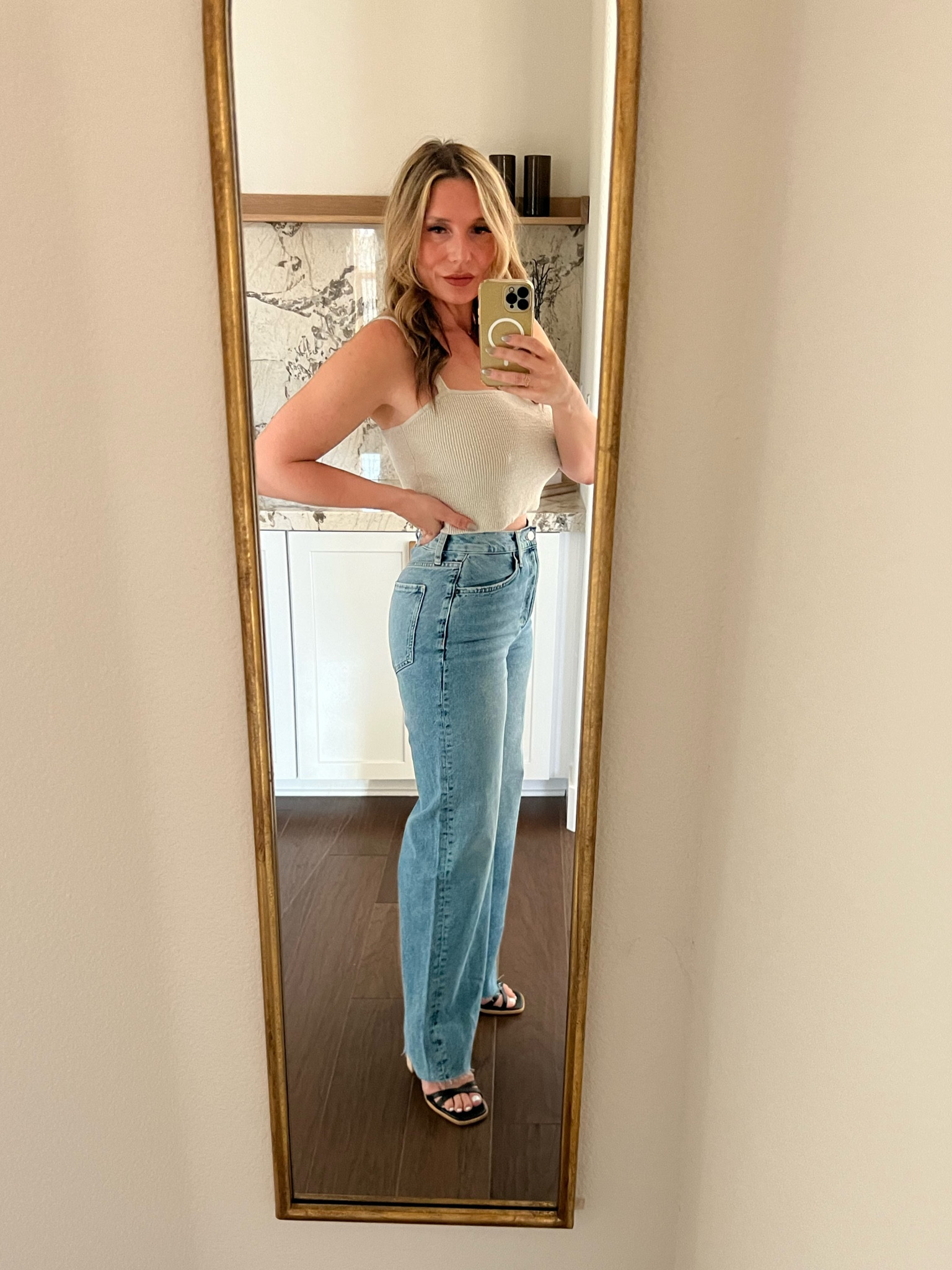 I have officially zero skinny jeans left in my closet and moved to more wide leg, bootcut, mom jeans and boyfriend style! These wide leg jeans are my new personal favorite! #jeans #denim #falloutfit 

#LTKtravel #LTKSeasonal #LTKstyletip