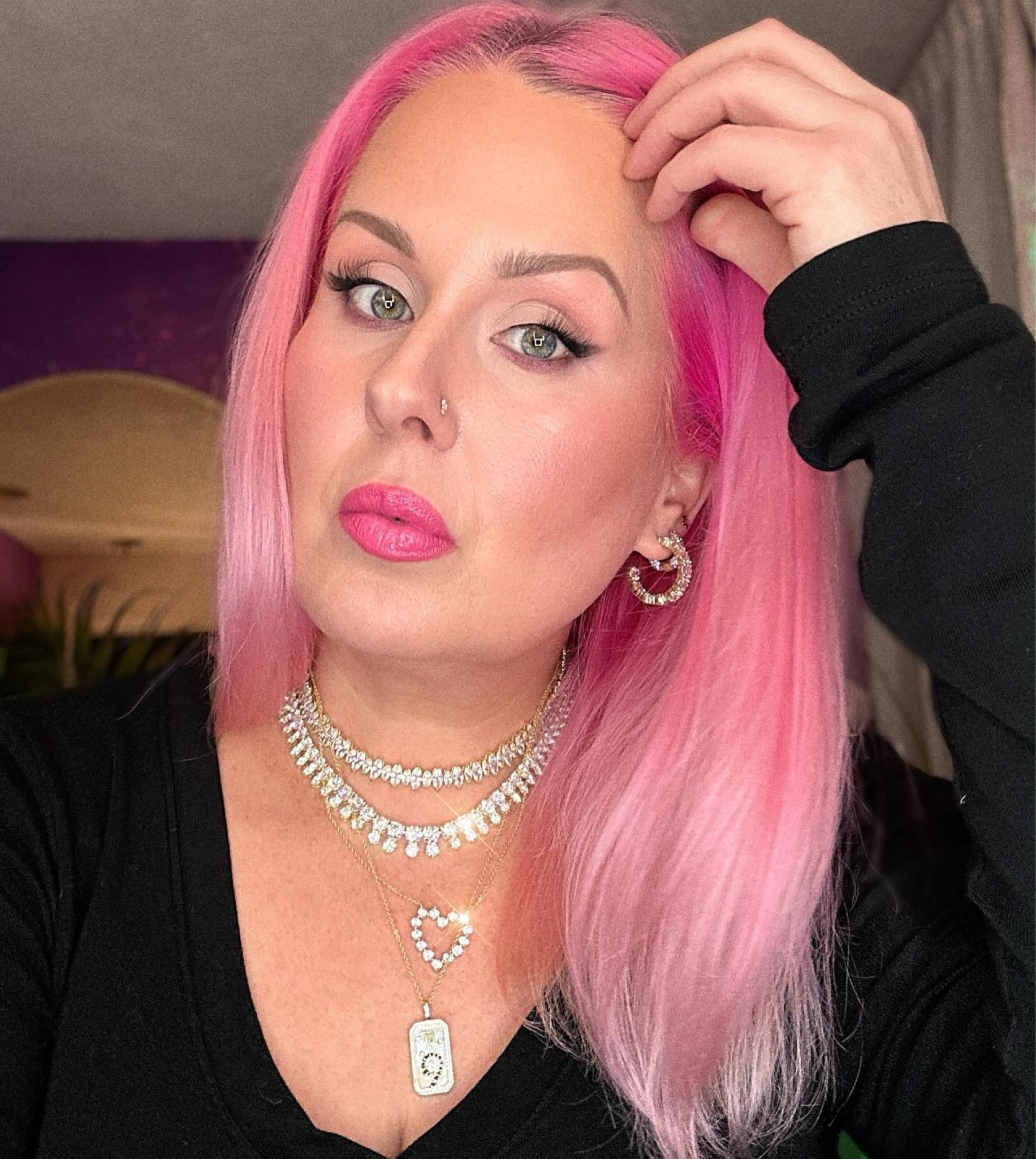 Whoever said blondes have more fun obviously never dyed their hair pink 🩷

#LTKbeauty #LTKstyletip #LTKover40