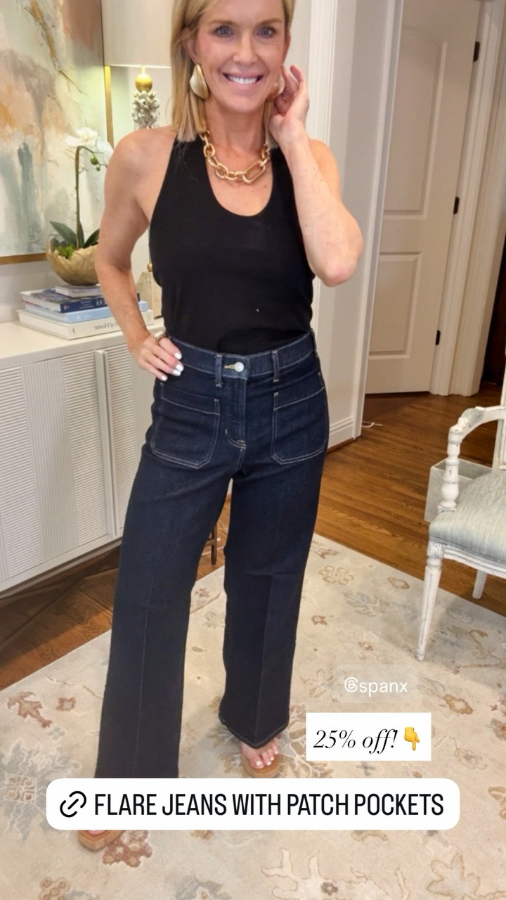 My current favorite Spanx jeans are 25% off! I adore these patch pockets on the front.😘

#LTKootd #LTKSaleAlert