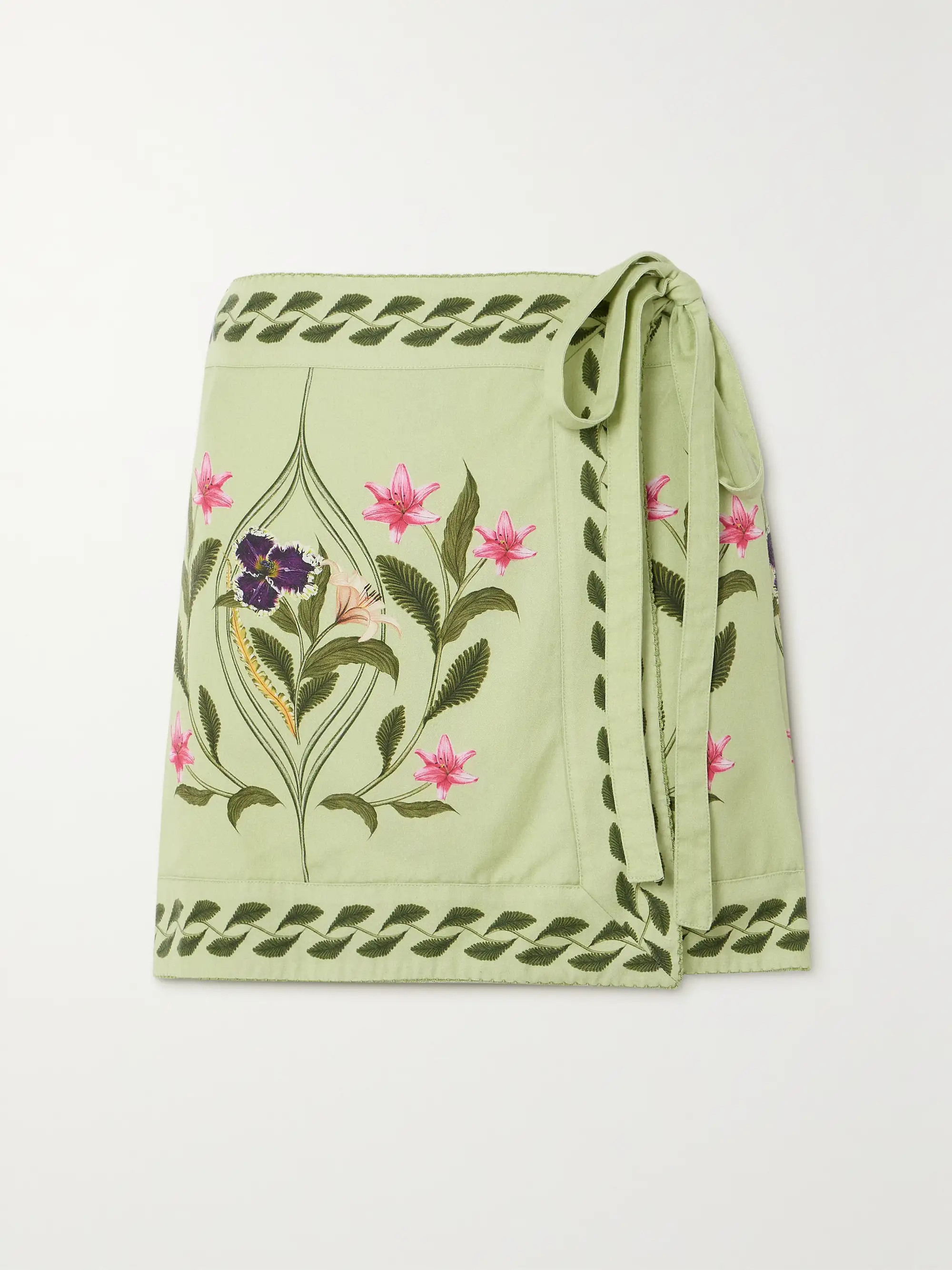 + NET SUSTAIN Luna Pacifico floral-print TENCEL™ Lyocell pareo | NET-A-PORTER (US)