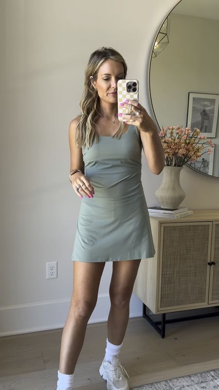 Absolutely obsessed with this new athletic workout romper dress. So cute and comfy. Perfect for all of your summer workouts. Use my code.TORIG20 for discount. #PinkLily #Workout #Fitness #Romper #Dress.

#LTKfindsunder50 #LTKsalealert #LTKstyletip