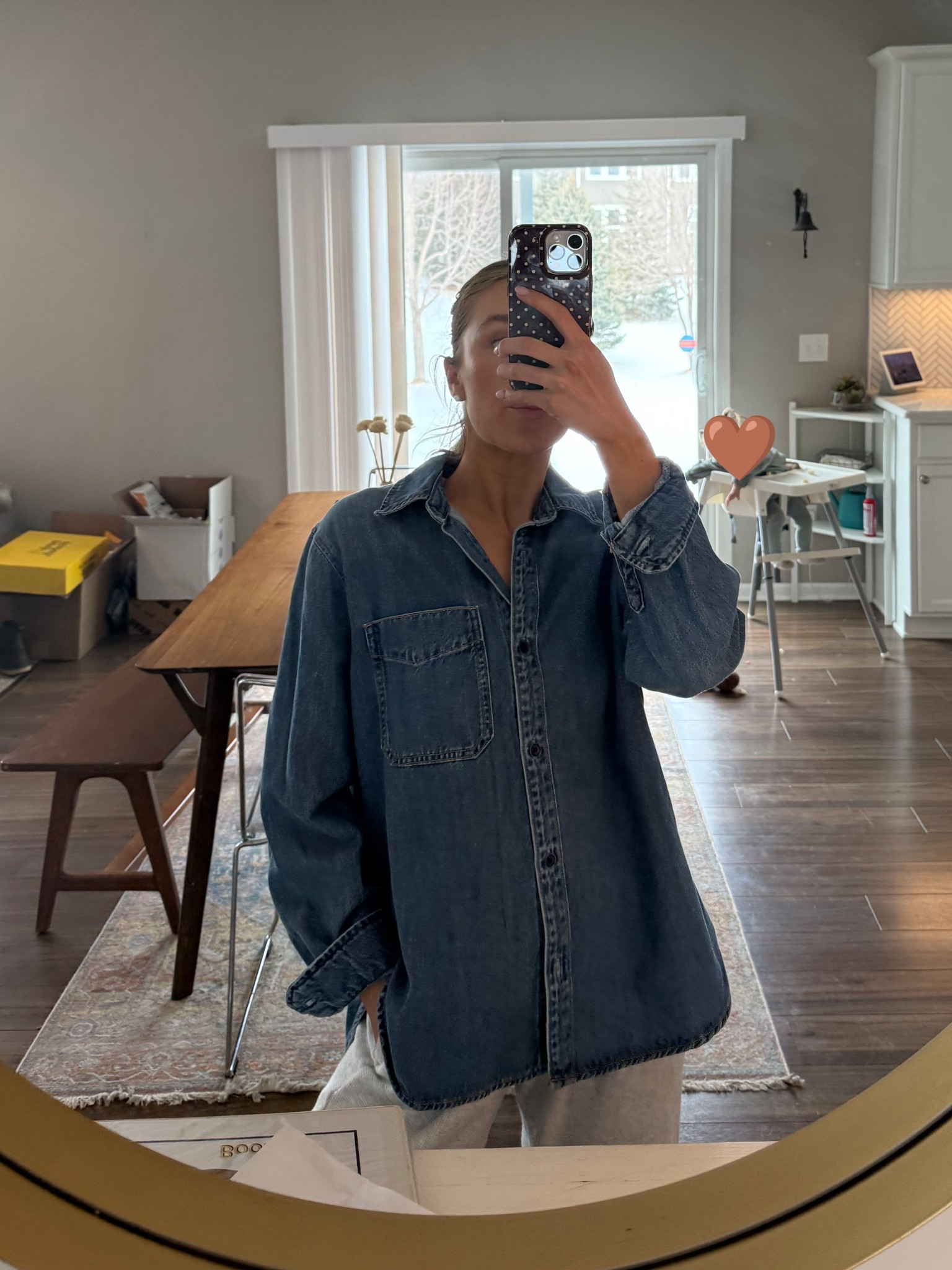 Wearing a large!!! SO cute from target! 