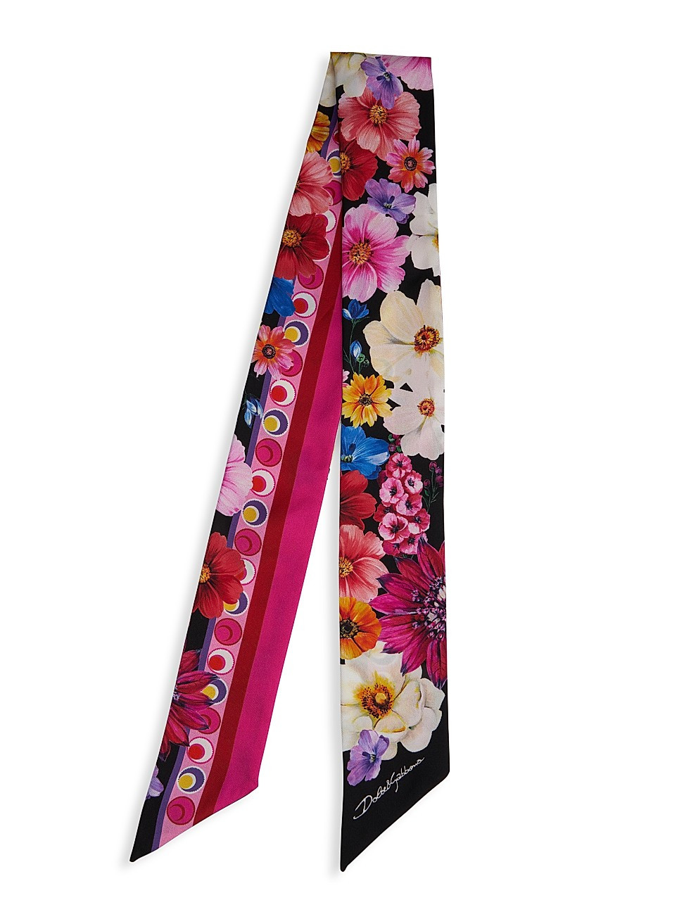 Floral Silk Twilly | Saks Fifth Avenue