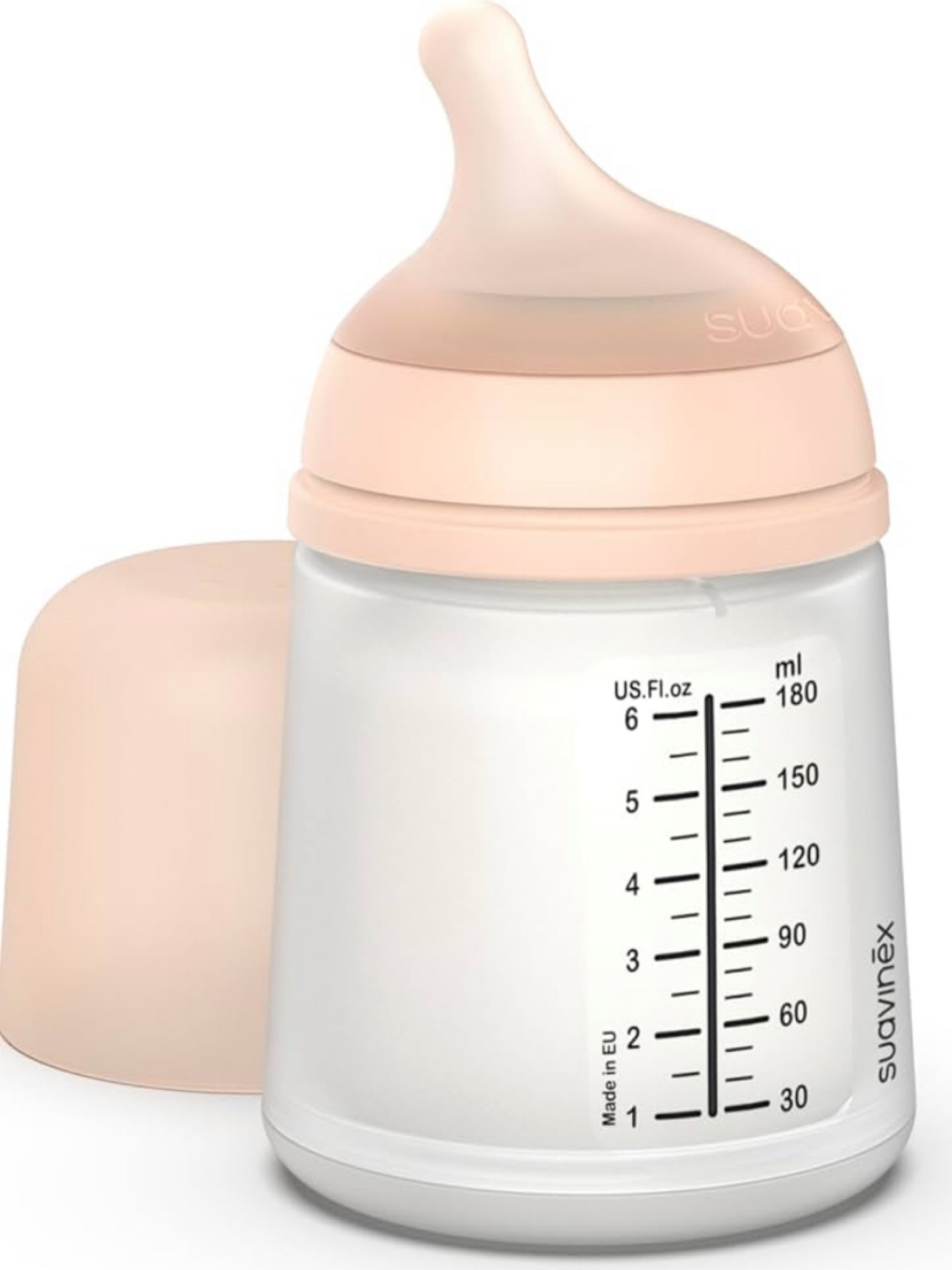 Zero Zero Anti Colic Baby Bottle, No 1 Spanish Baby Bottle Brand, Minimizes Bottle Rejection & Nipple Confusion, Perfect for Breastfeeding Babies, Adaptable Flow, 6 oz, Fair

#LTKkids #LTKbump #LTKbaby