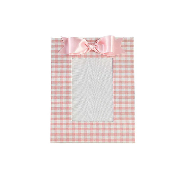 Linen Bow Frame in Gingham | Caitlin Wilson Design