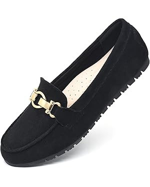 Loafers for Women Business Casual Shoes Comfortable & Lightweight Penny Loafers Slip On Work Flat... | Amazon (US)