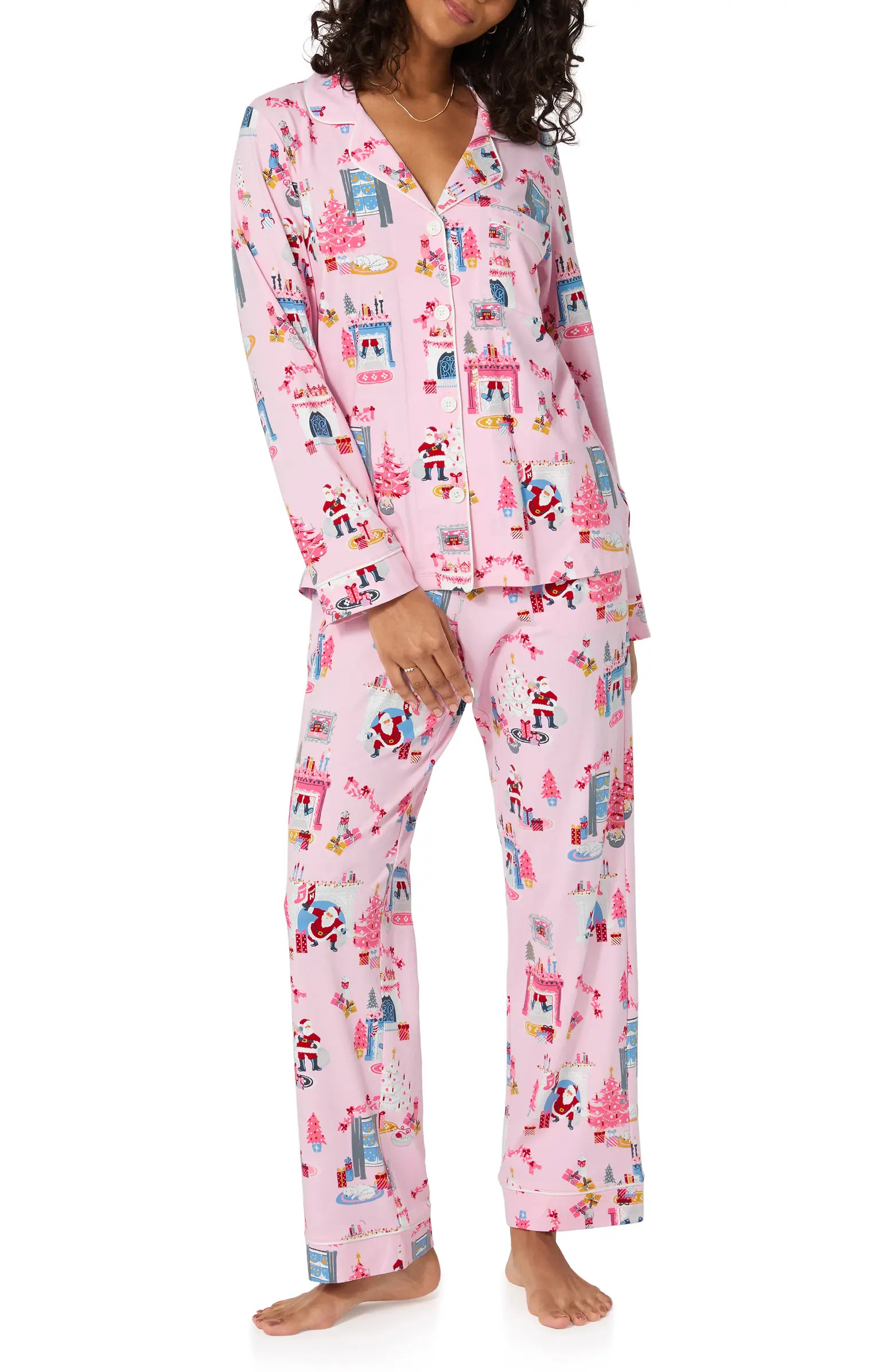 BedHead Pajamas Print Stretch Organic Cotton Pajamas | Nordstrom | Nordstrom
