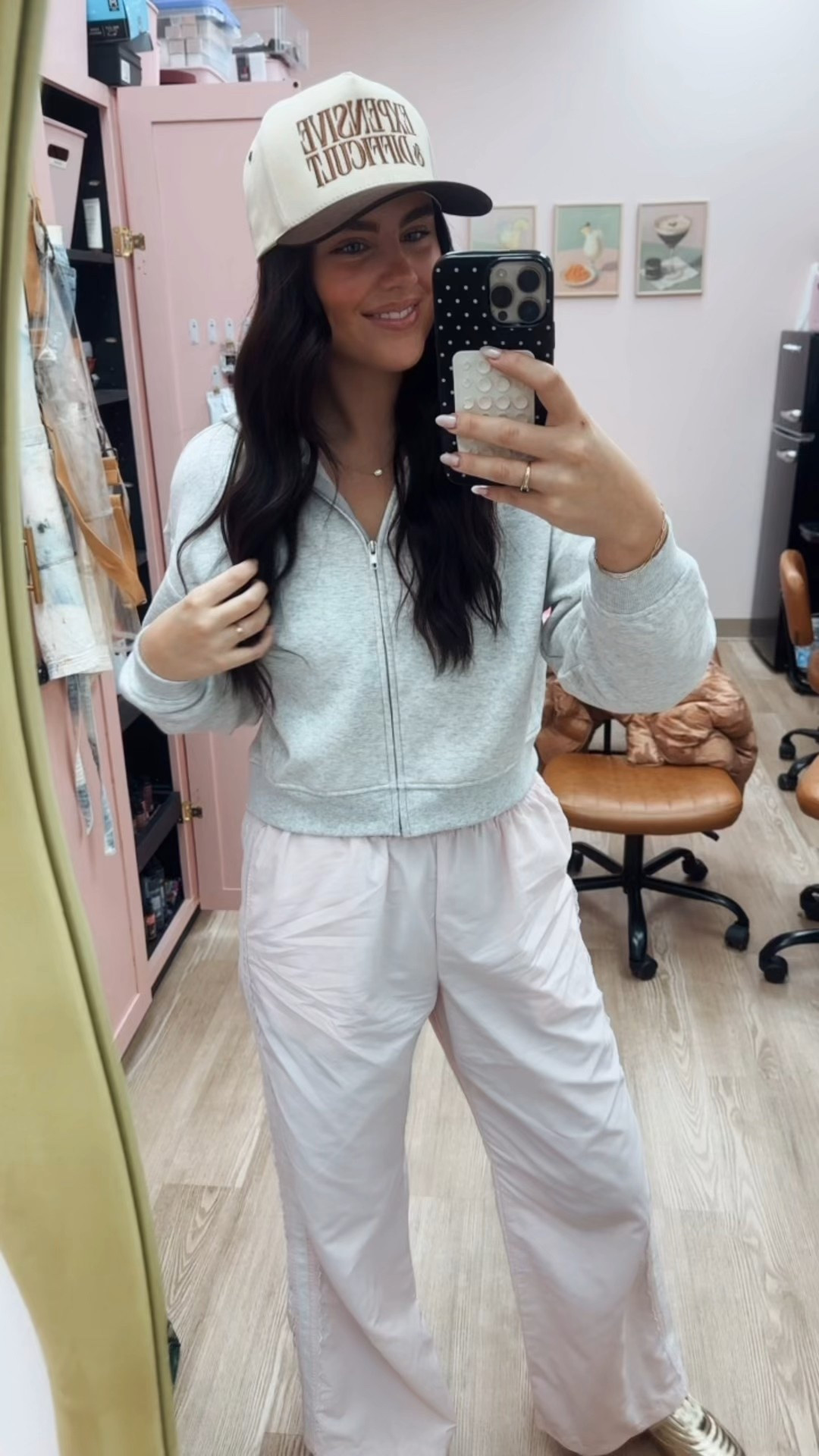 New track pants with lace!! 