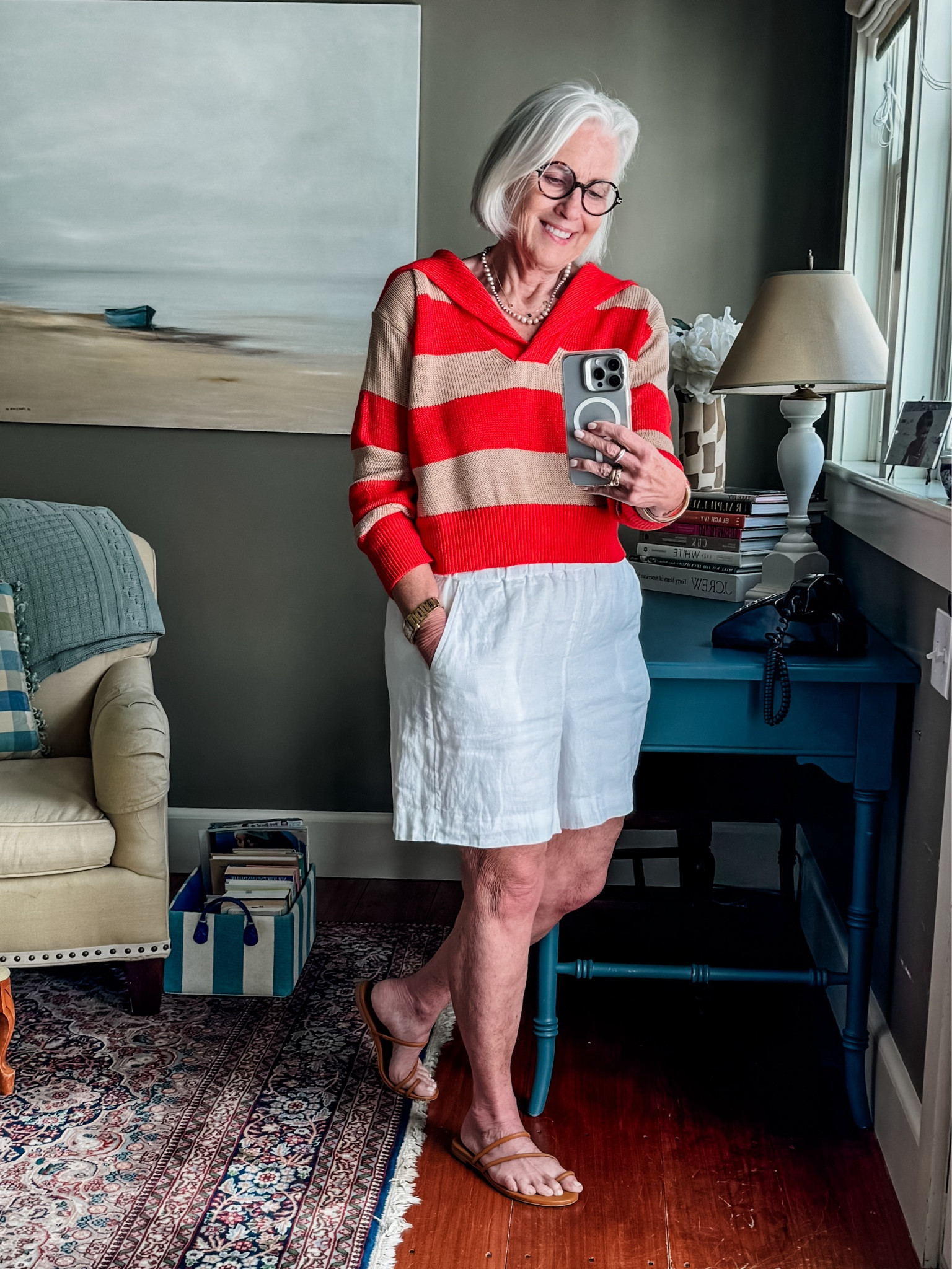 And this Thursday it’s shorts and a cute linen knit… until the heat forces me into a tee or maybe a quick trip to the beach 🌊

#LTKSummerSales #LTKStyleTip #LTKSaleAlert