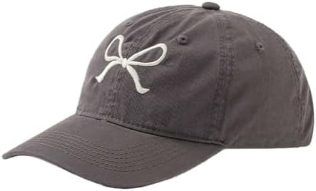 Bow-Tie Baseball Cap for Women Fashion Sun Hats for Women Trucker Hat Y2k Sun Cap Visor Cap Hikin... | Amazon (US)
