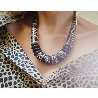 Vintage Large Bead Chunky Bold Necklace | Etsy (US)