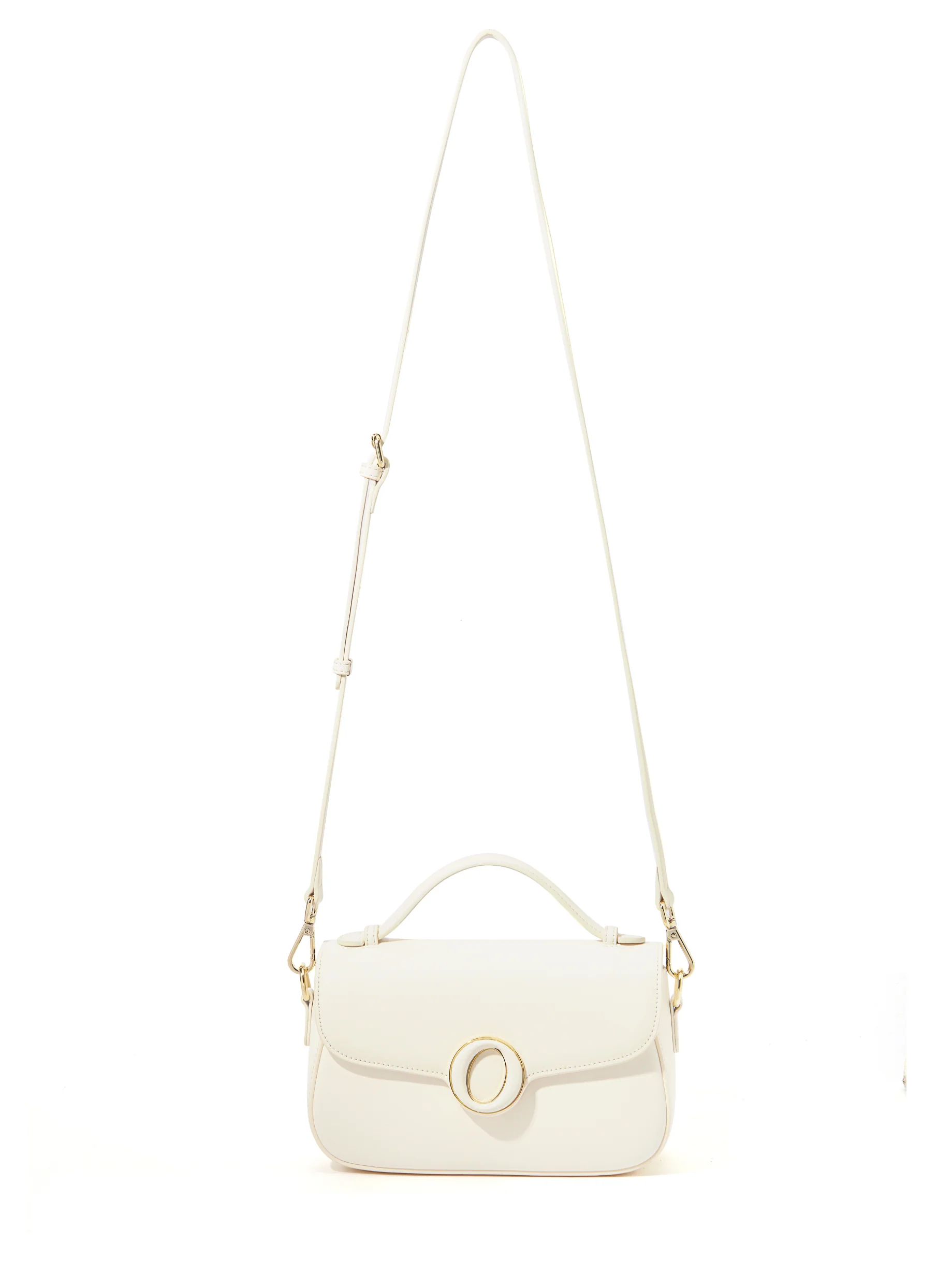 Makoto Leather Bag, White | Bob Ore Blue Collection
