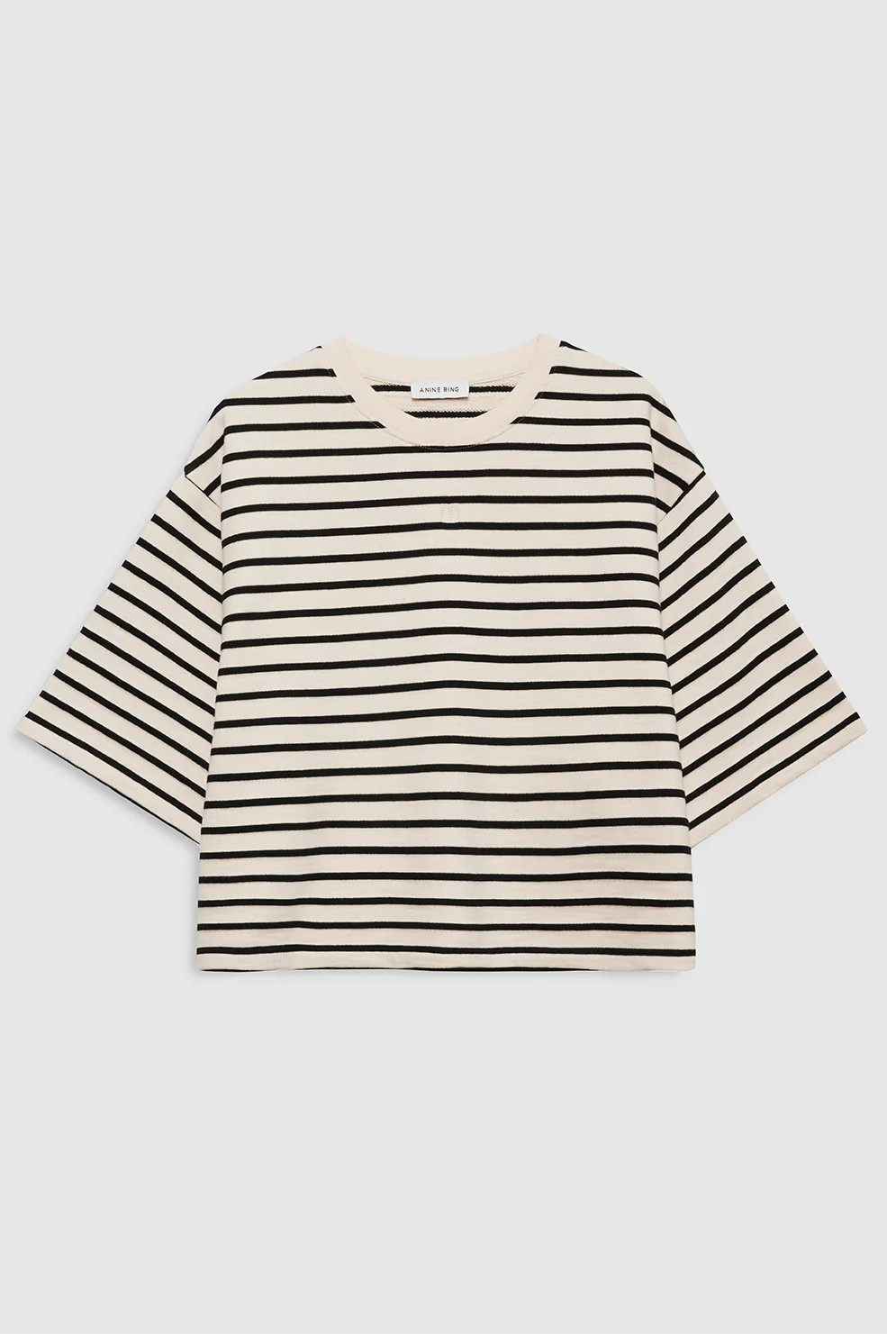Myers Cropped Tee | Anine Bing