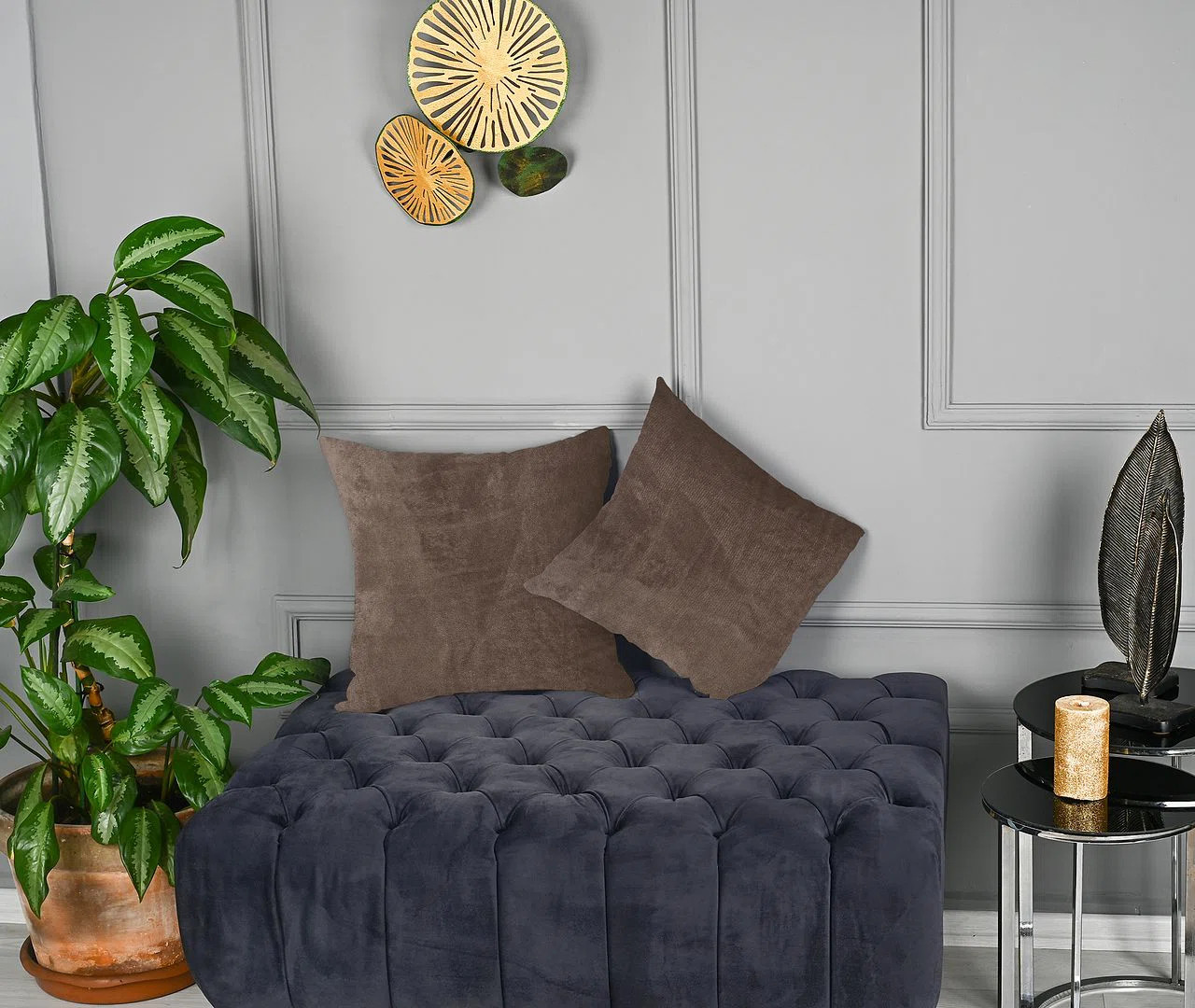 Velvet Throw Square Pillow Cover (Set of 2) | Wayfair North America