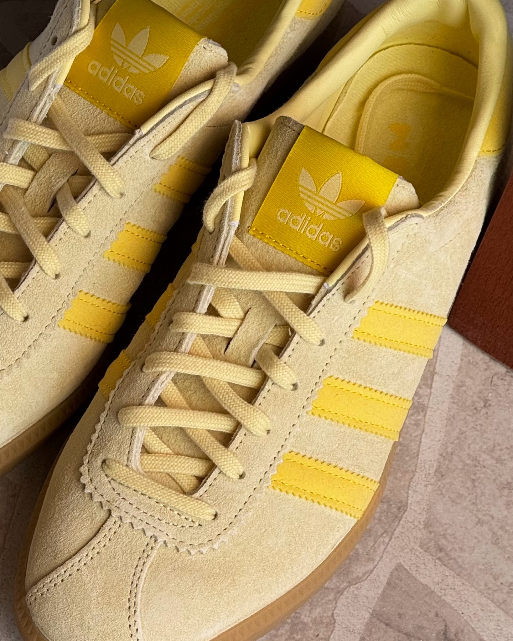butter yellow this summer 💛🌟🌙🌼✨
Adidas trainers, trainers, adidas, pastel, yellow, summer, adidas Bermuda, trending, trainer inspiration, outfit 

#LTKfindsunder100 #LTKshoecrush #LTKeurope